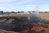 Terreno com fogo irregular