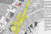 destaque no mapa dos locais de zona azul