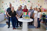 HUOP recebe doações de materiais didáticos