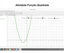 Características dos coeficientes da função quadrada 