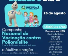 Cobertura Vacinal de Crianças menores de 2 anos do município de Ivaiporã