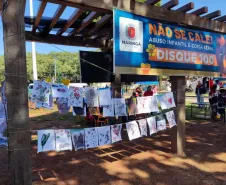 I Mobilização de Enfrentamento às Violências Sexuais Contra Crianças e Adolescentes ocorrida no dia 22/05/22 na Praça Vereador Malaquias de Abreu.