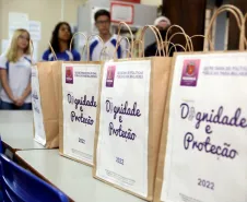 Entrega em escola da rede pública
