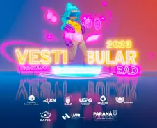 Cartaz de divulgação do vestibular