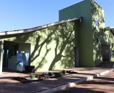 Imagem exterior da estrutura feita