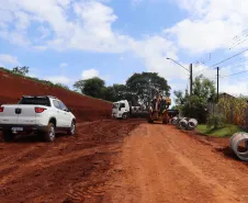 A Prefeitura de Ivaiporã dá início a obras no valor de na Rua Três Marias