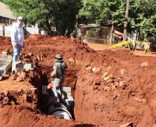 A Prefeitura de Ivaiporã dá início a obras no valor de na Rua Três Marias