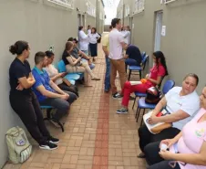 Doadores que compareceram na doação de sangue, Projeto Sangue Bom Ivaiporã.