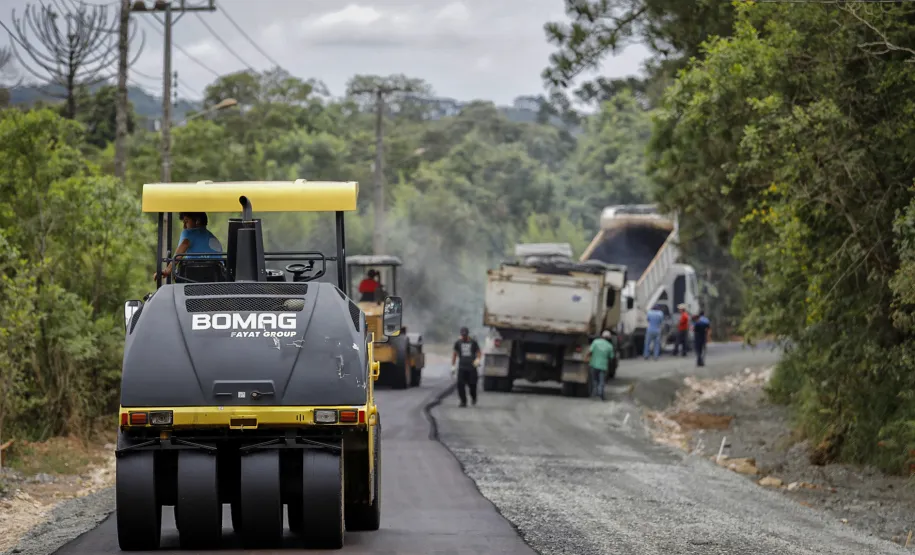 Pavimentação na área rural - Av. Independência