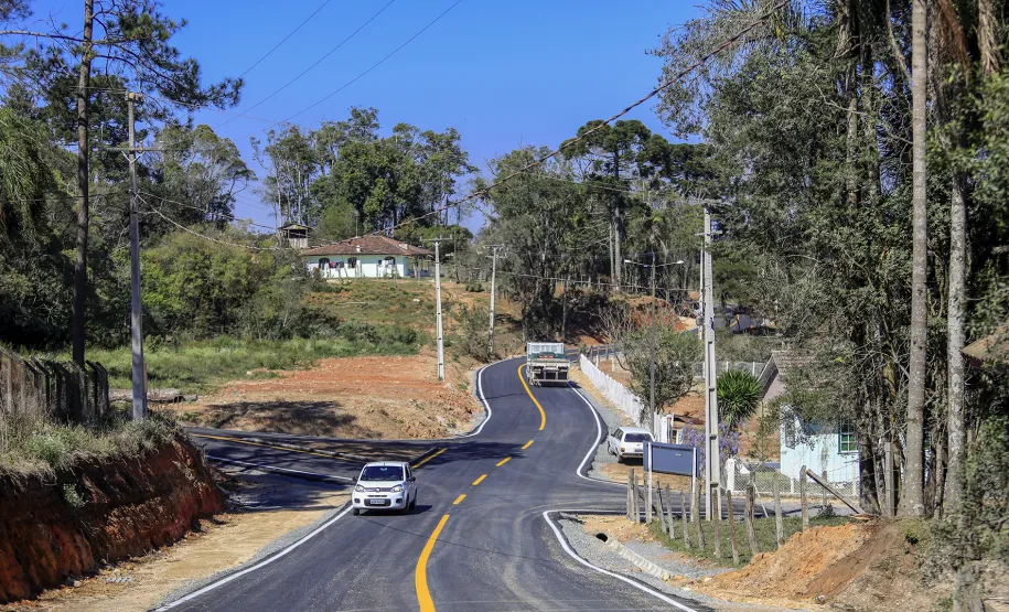 Pavimentação na área rural  - Ipiranga