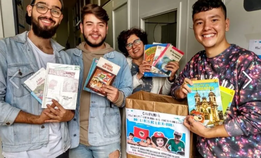 Campanha de doações de livros de literatura infantil para as escolas do campo dos Assentamentos do MST.