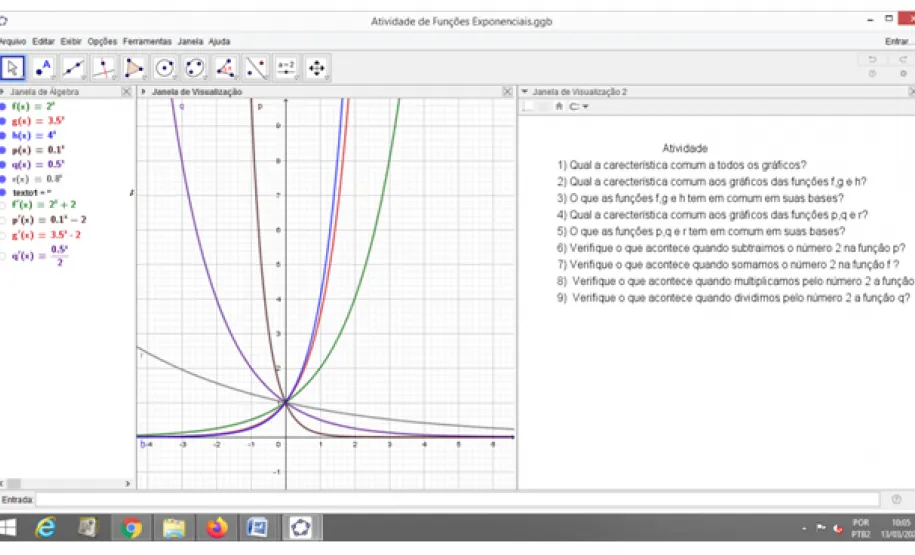 Atividade da função exponencial