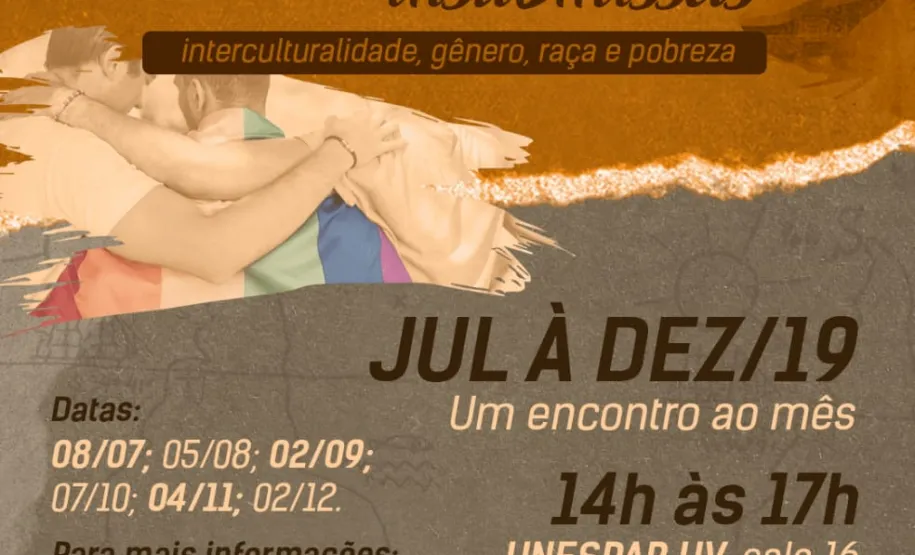 Grupo de Estudos: “Pedagogias Insubmissas: interculturalidade, gênero, raça e pobreza”. Local de reunião na UNESPAR – campus de União da Vitória/PR. Grupo composto por professores da UNESPAR do campus de União da Vitória (diversos colegiados); acadêmicos das licenciaturas e do programa de Mestrado PROF-FILO