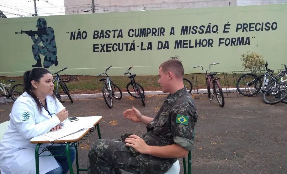 Acolhimento e aconselhamento para a realização de teste rápido.