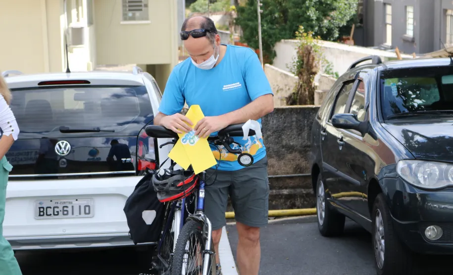 Maio Amarelo e entrega de cestas básicas