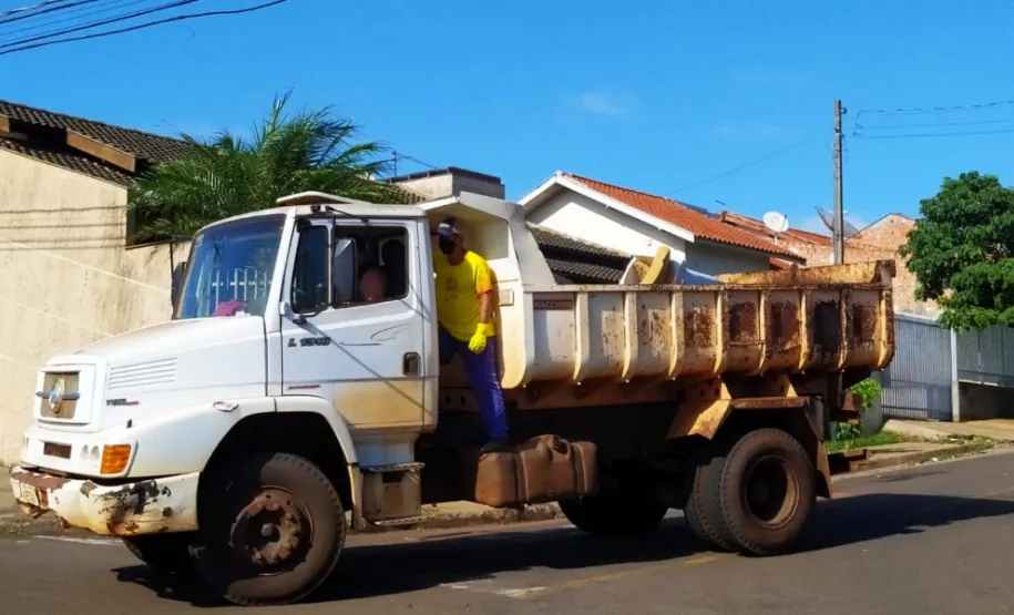 Profissional da Secretaria de Obras