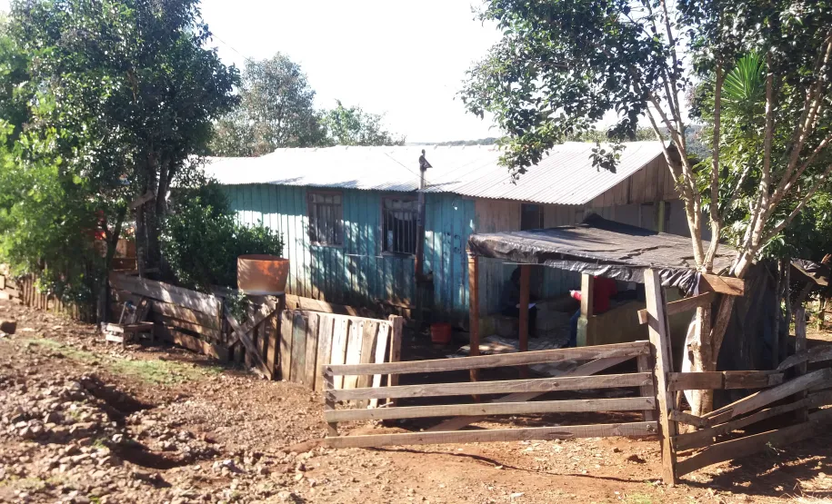 Casas das famílias beneficiadas