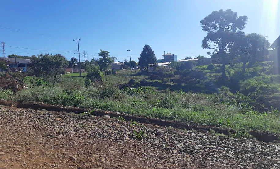 Local antes do início das obras