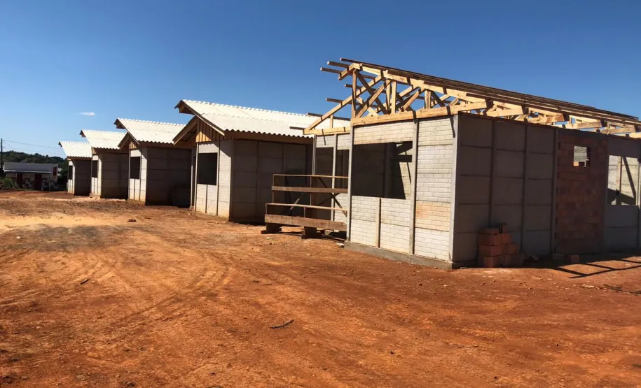 Andamento das construções