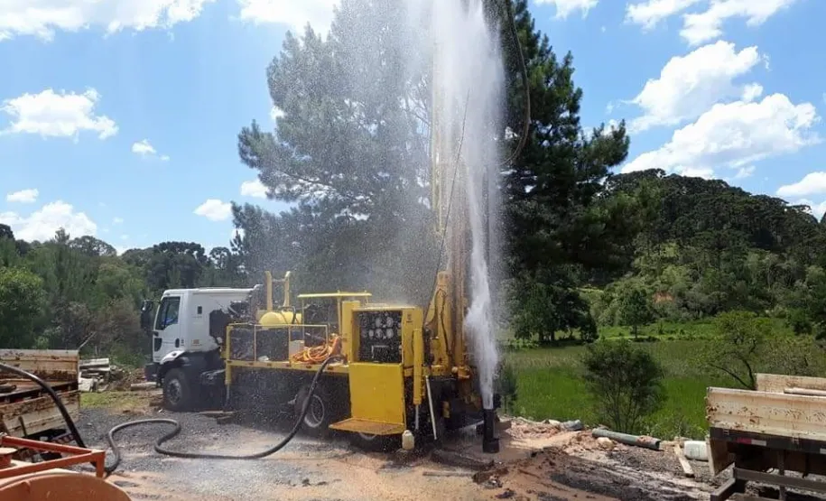 Perfuração. Foto: Divulgação IAT.