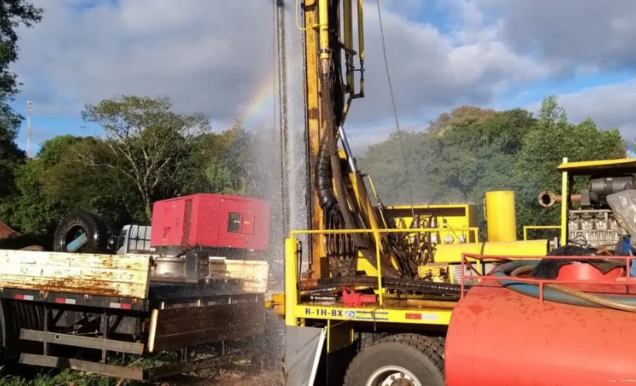 Perfuração. Foto: Divulgação IAT.