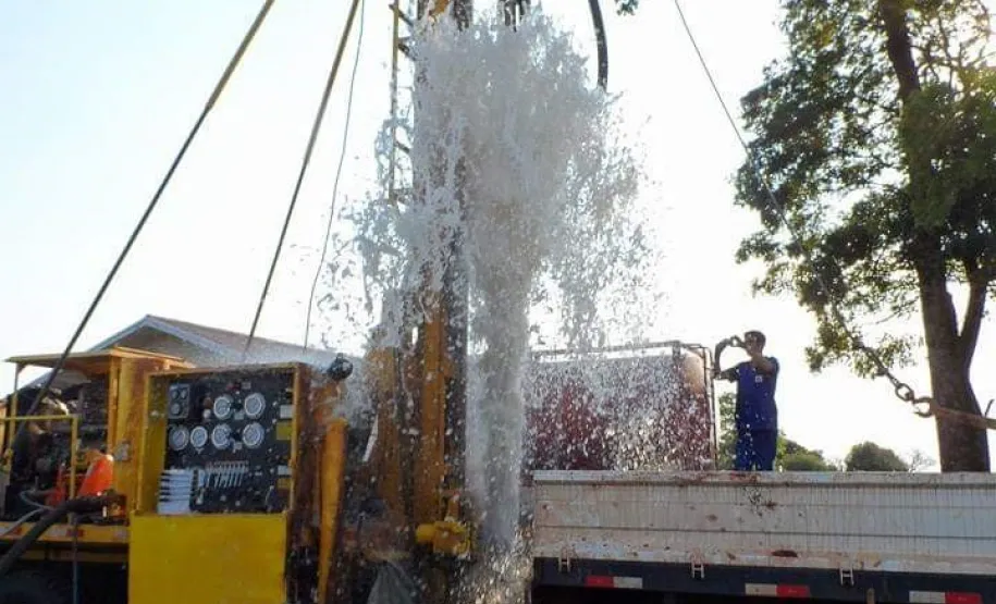 Perfuração. Foto: Divulgação IAT.