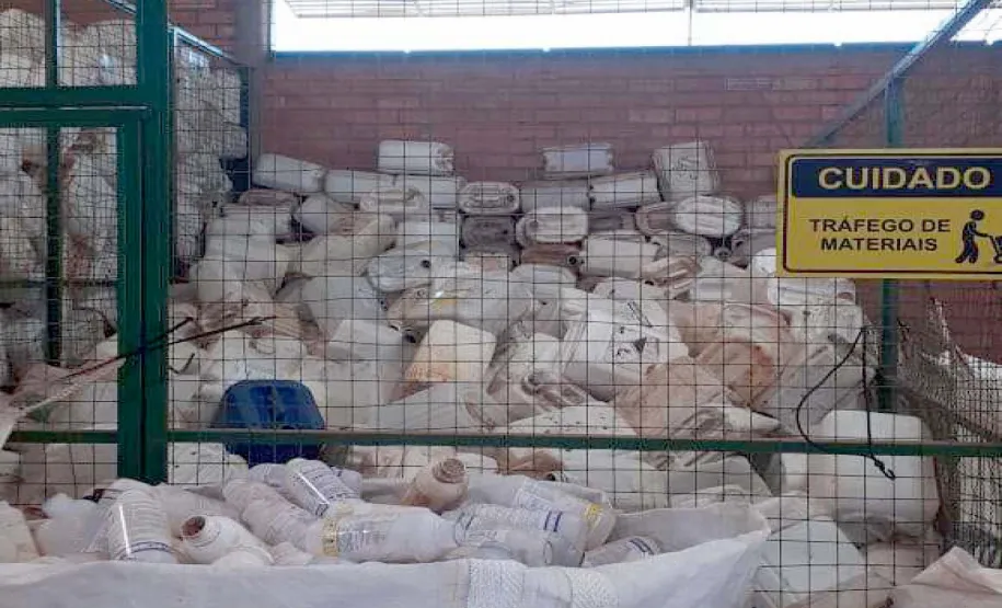 Embalagens de agrotóxicos. Foto: INPEV - Guarapuava.