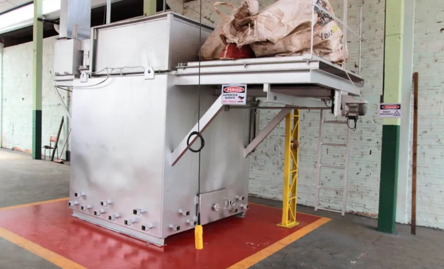 Usina de termomagnetização de Roncador. Foto: Alessandro Vieira.