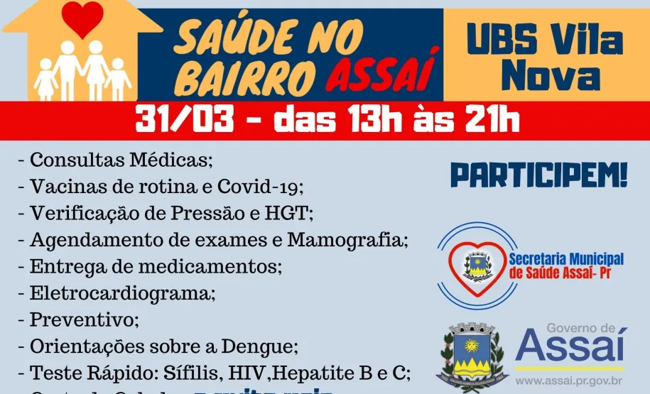 PROJETO SAÚDE NO BAIRRO
