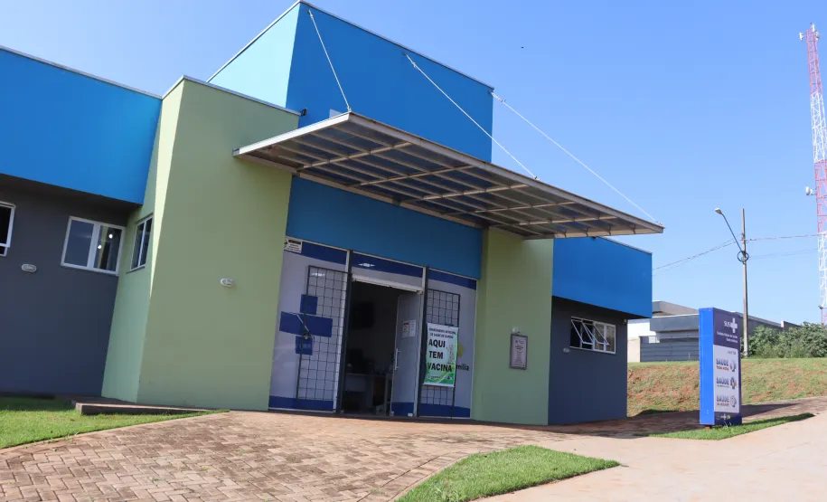 Modelo de estrutura externa das Unidades Básicas de Saúde de Ivaiporã