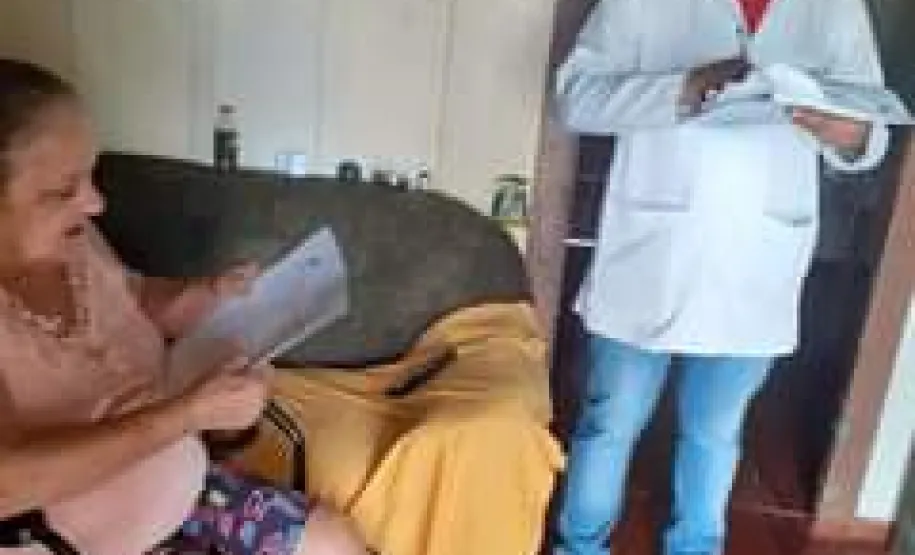 Atendimento Domiciliar é realizado pelos profissionais de saúde em Ivaiporã