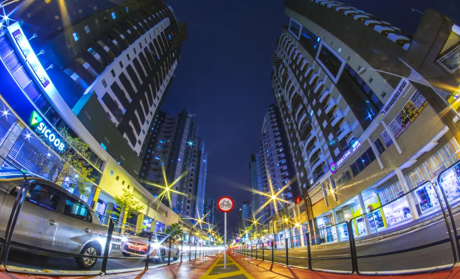 Ciclovia no Novo Centro.