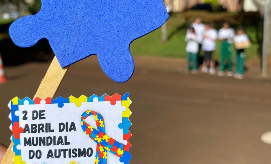Lembrancinha da Blitz do Autismo.