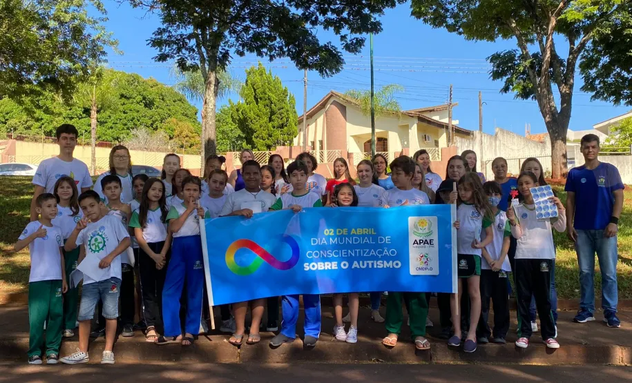 Blitz de conscientização do autismo