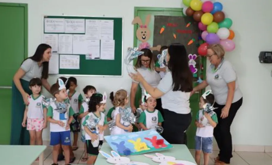 Entrega dos ovos.