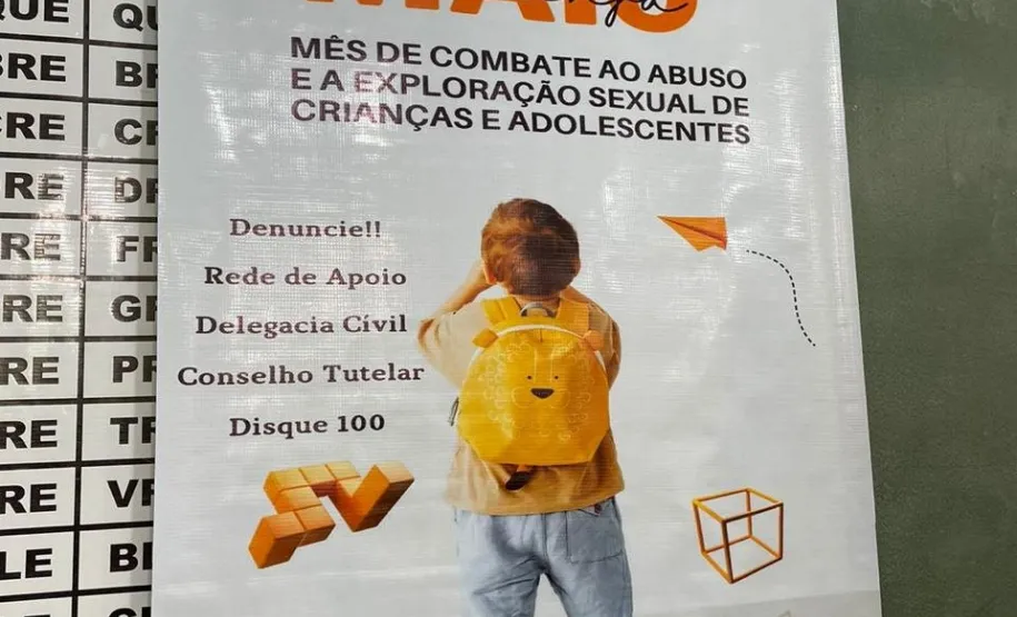 Maio Laranjado - Mês de Combate ao Abuso e a Exploração Sexual de Crianças e Adolescentes.
