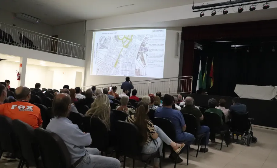reunião para demonstração do plano