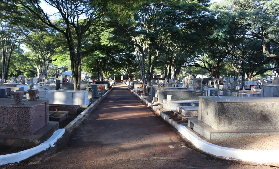 imagem interna do Cemitério