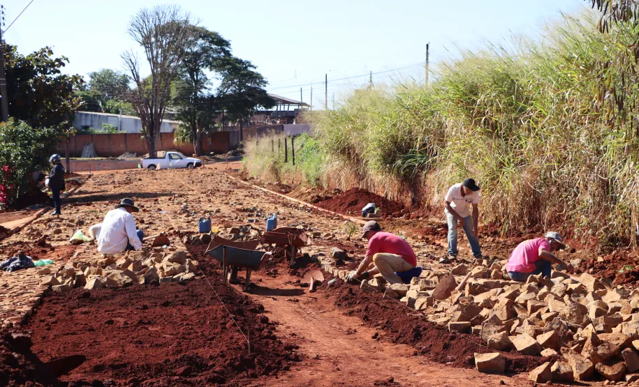 Ruas da Vila Nova Porã e Jardim Europa