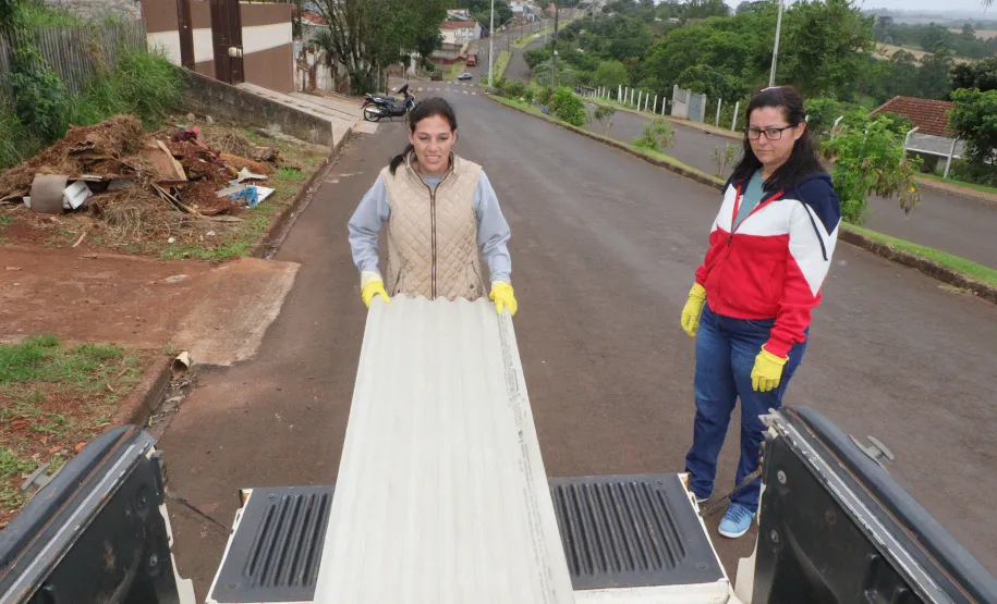 Distribuição de telhas