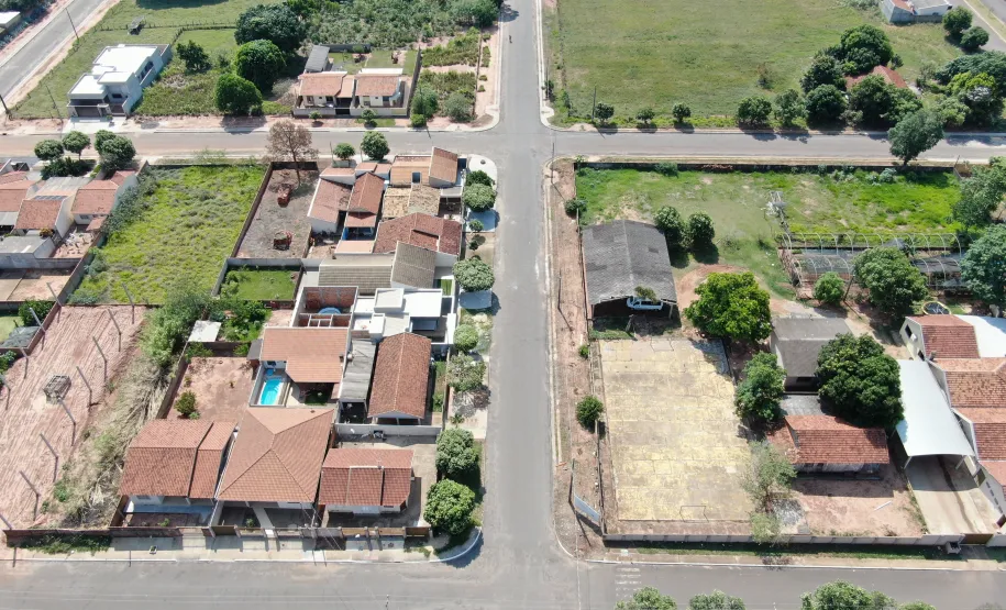 Ruas recentemente pavimentadas