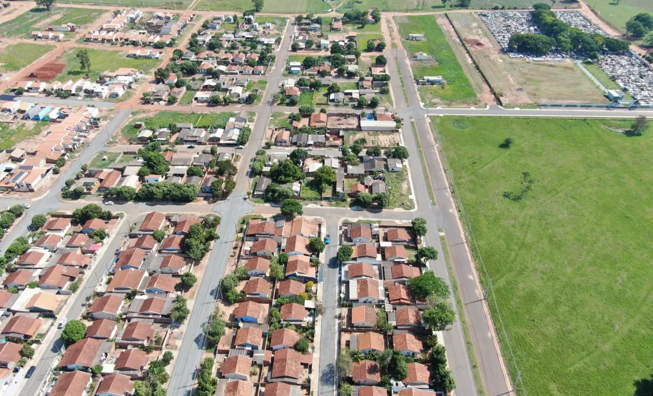 Ruas recentemente pavimentadas