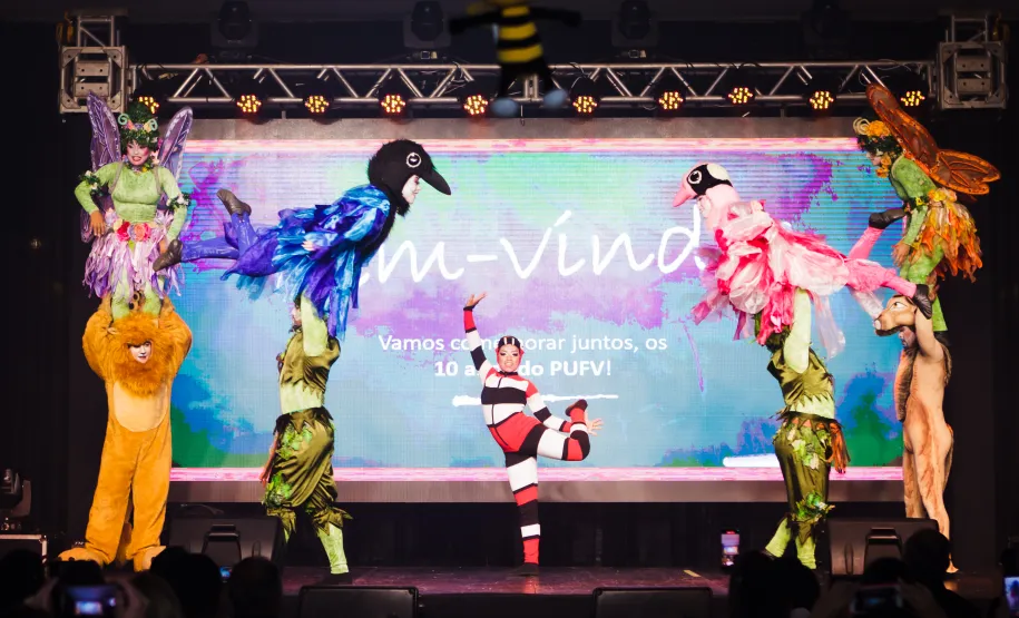 Espetáculo Artístico realizado durante o evento