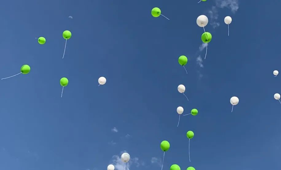 fotos balões no céu