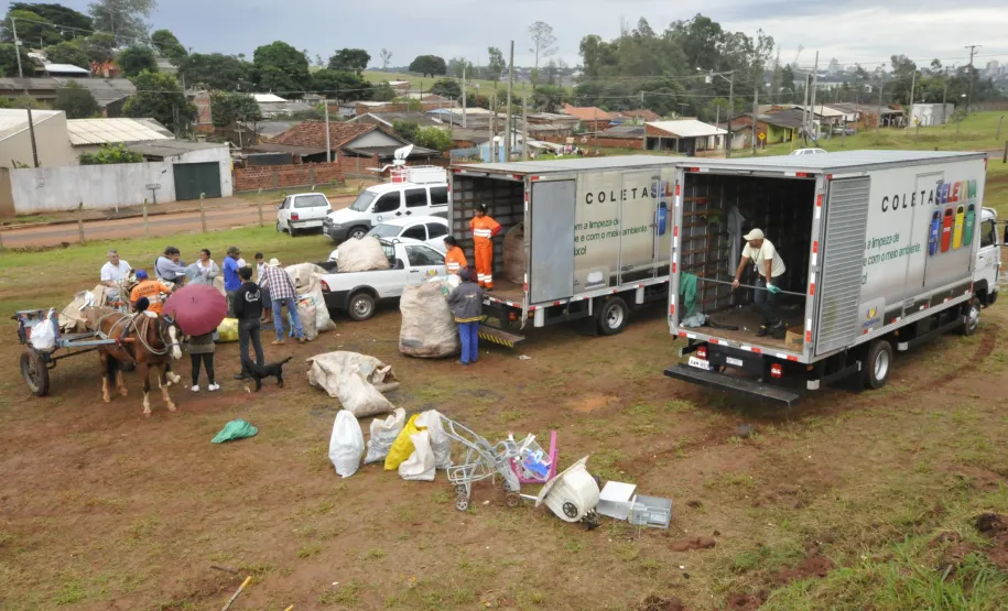 COLETA DO MATERIAL RECICLADO