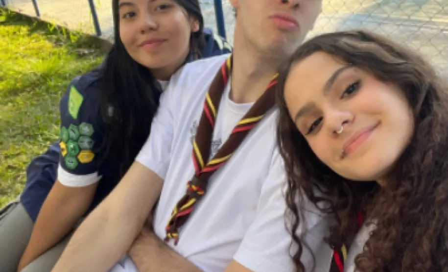 nossos jovens durante a ativiade