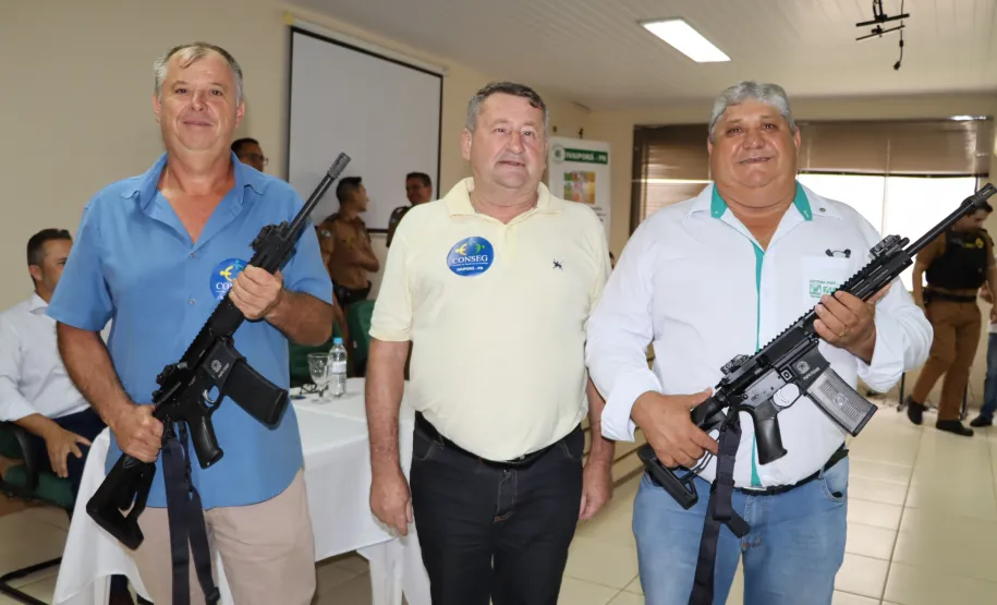 compra de 2 fuzis 556 para Patrulha Rural