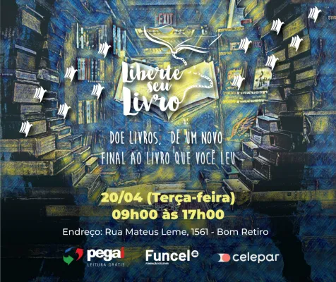 Banner da campanha Liberte seu Livro