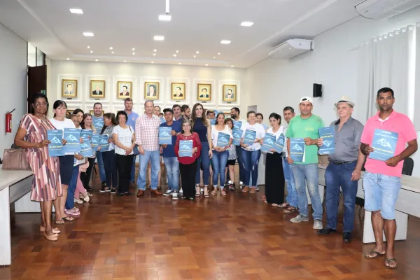 Entrega da posse.